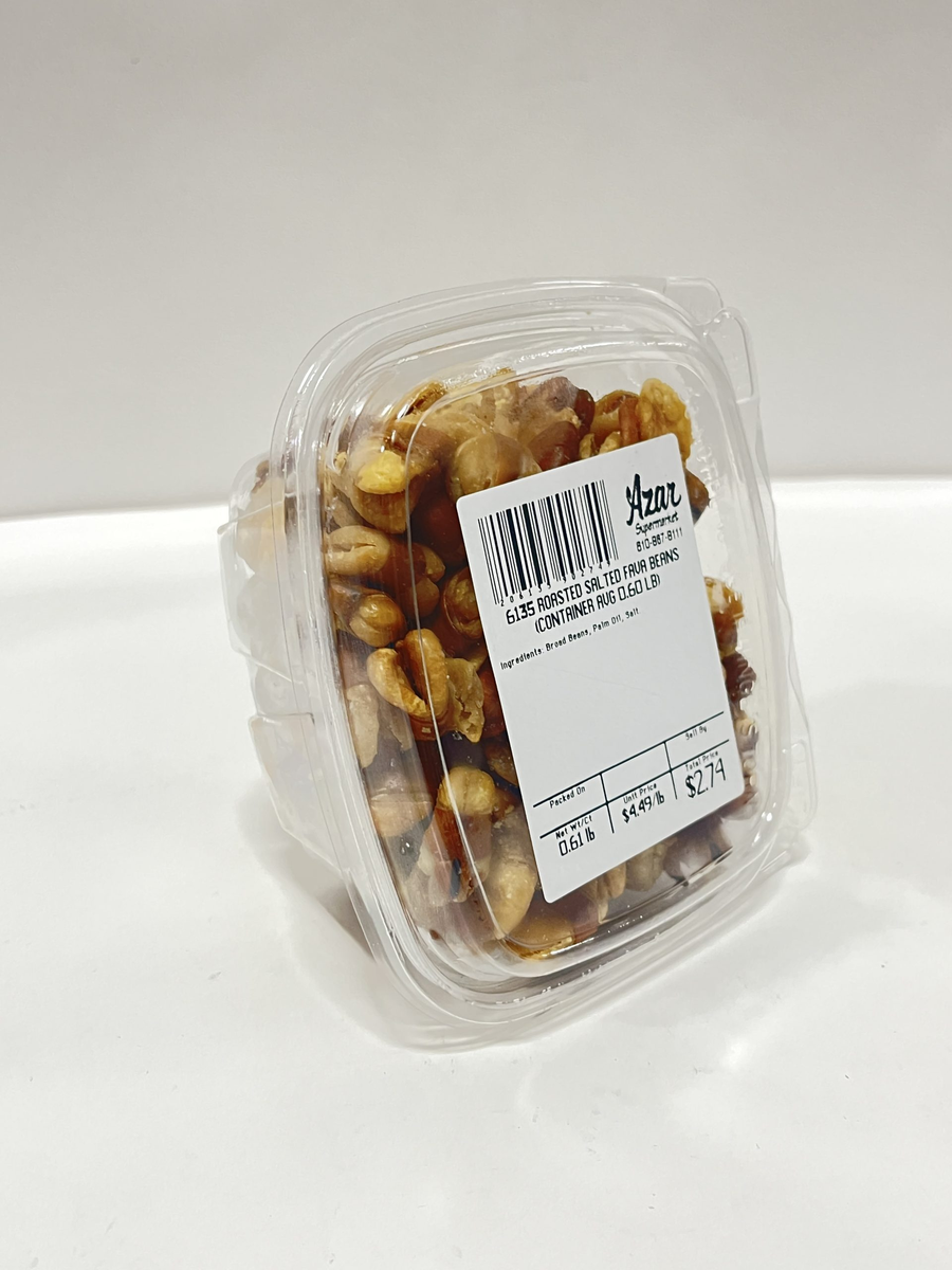 FAVA BEANS ROASTED SALTED 6135 