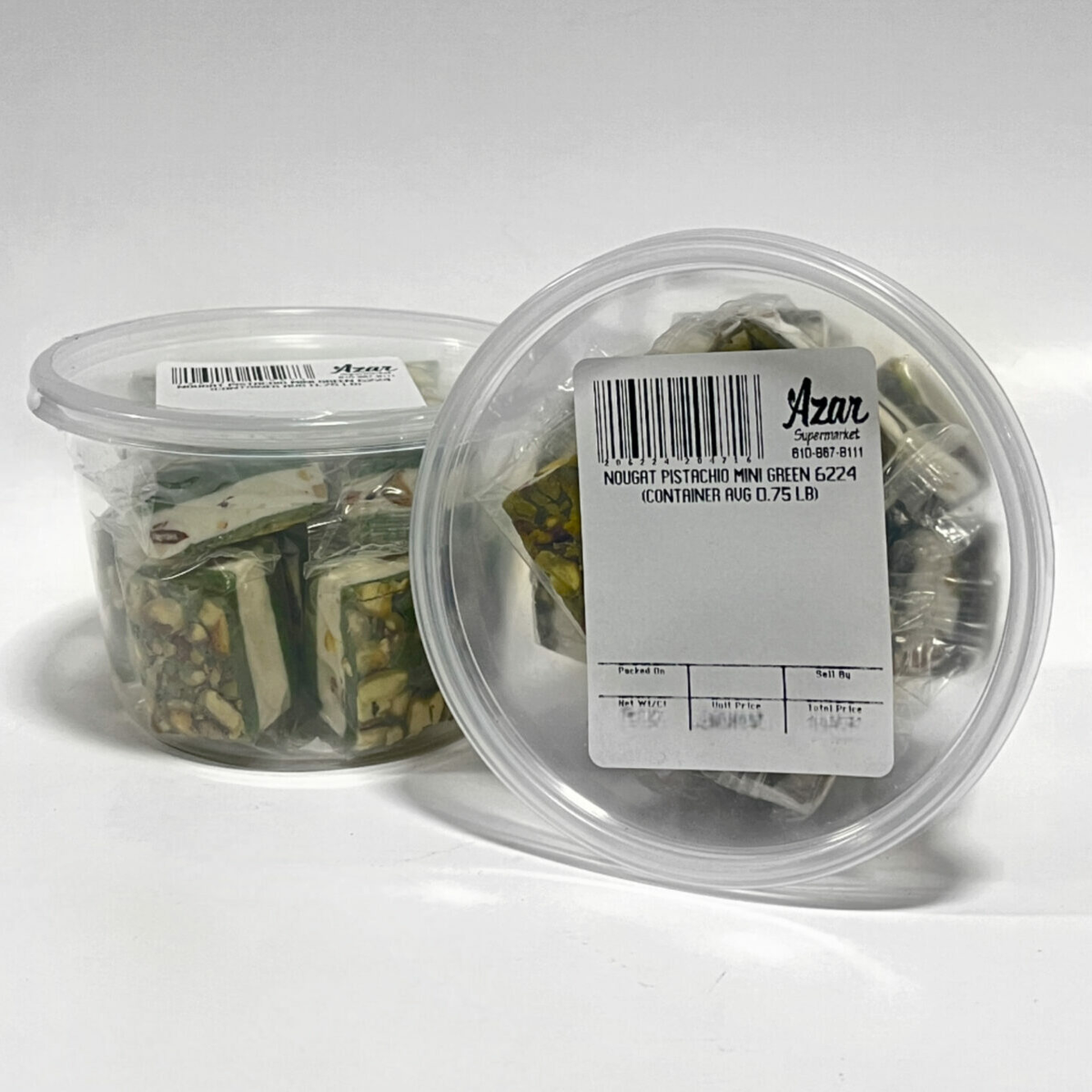 NOUGAT PISTACHIO MINI GREEN 6224