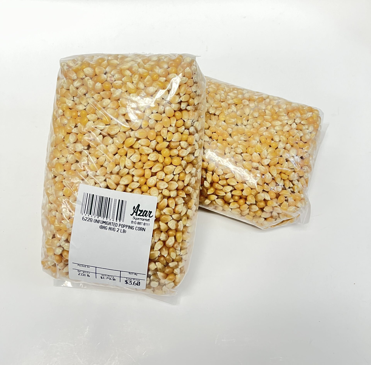 6228 UNFUMIGATED POPPING CORN