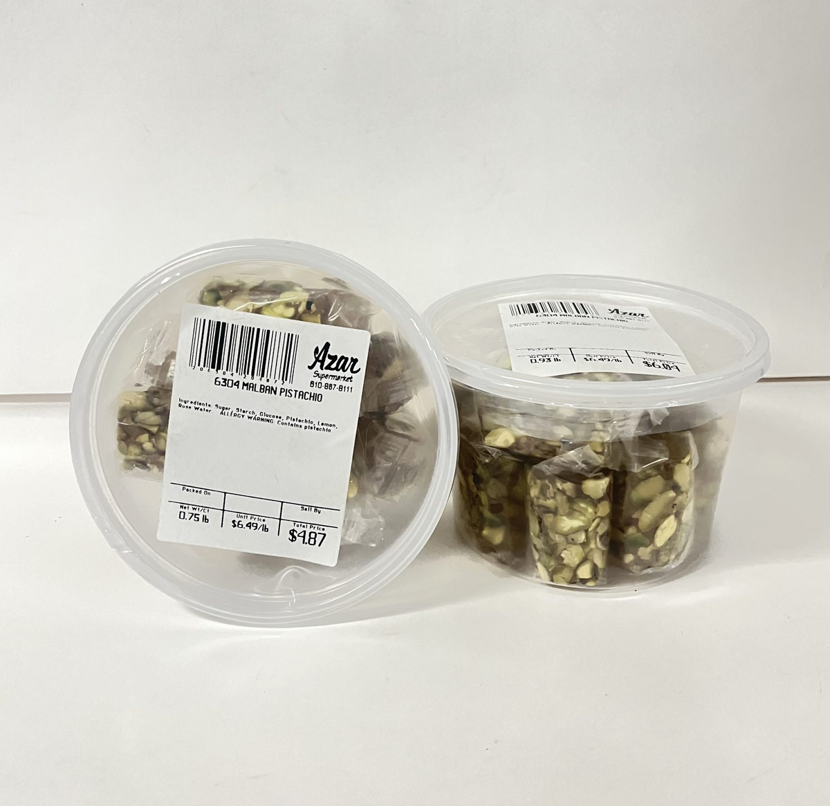 NOUGAT MALBAN PISTACHIO 6304