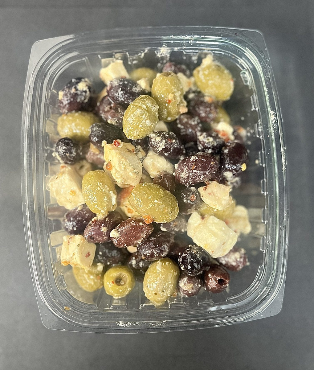 OLIVES KALAMATA PITTED AND FETA CHEESE