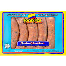 TROPICAL CHORIZO TIPO COLOMBIANO SAUSAGE  14OZ