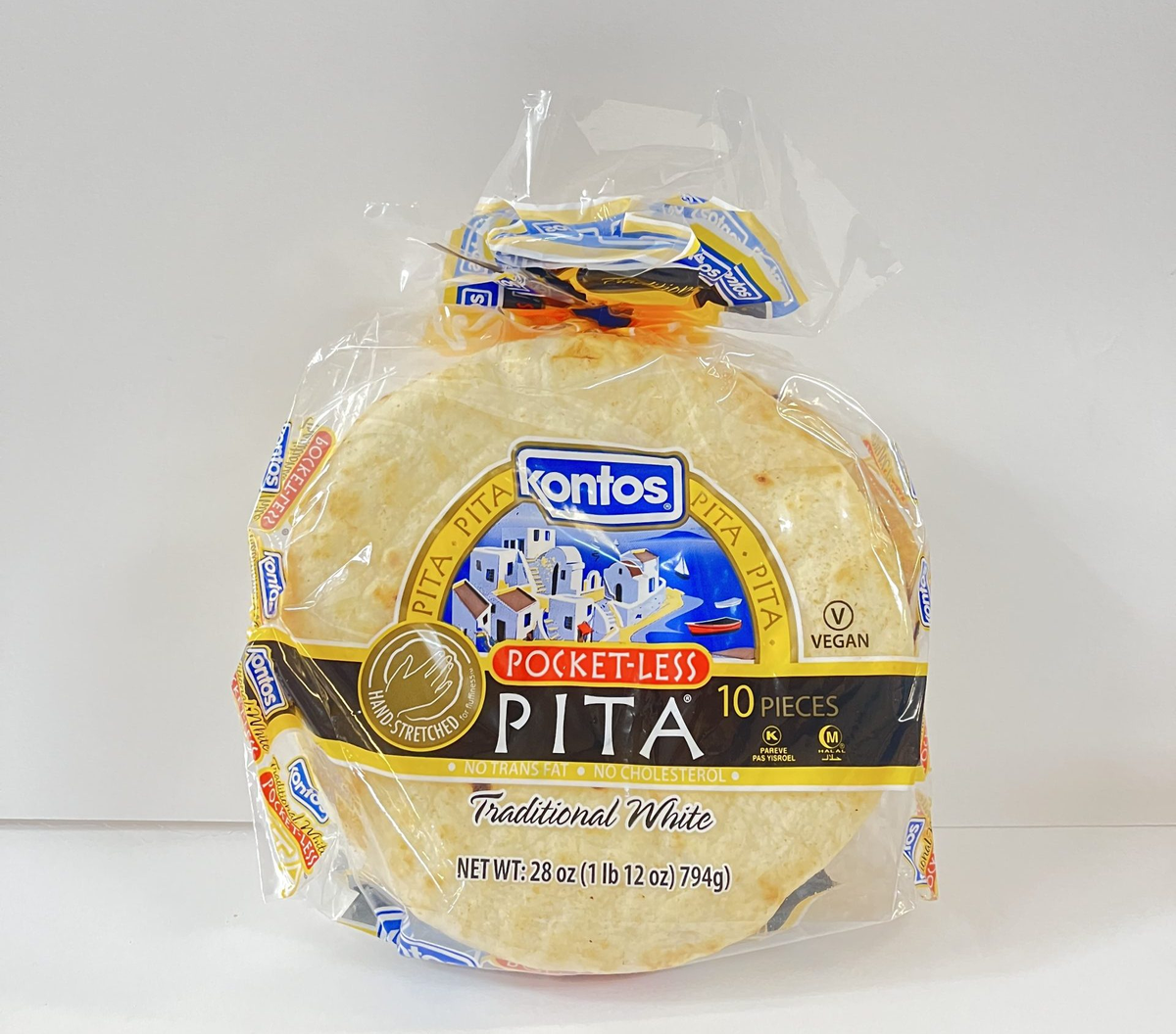 POCKETLESS WHITE PITA BREAD