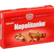 NAPOLITANKE HAZELNUT WAFERS