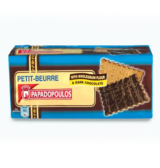 BISCUITS PETITE BEURRE WITH DARK CHOCOLATE