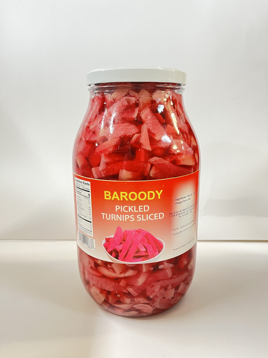 PICKLED TURNIPS SLICED