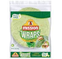 BREAD TORTILLA SPINACH