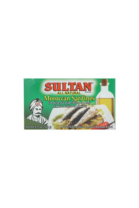 HOT MOROCCAN SARDINE IN OLIVE OIL