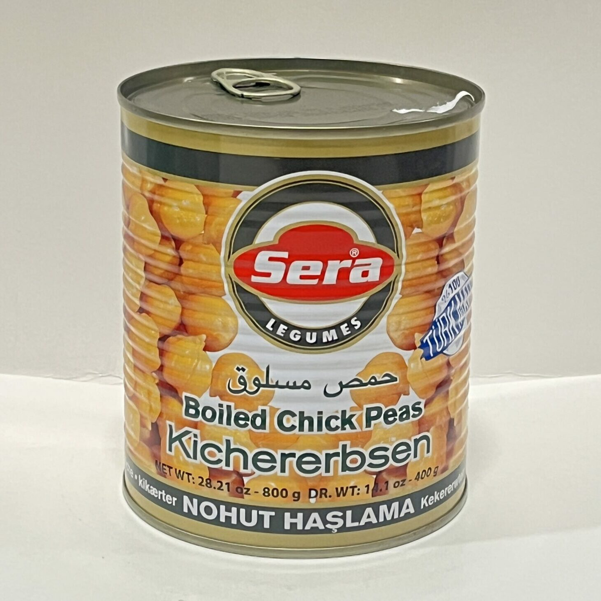 SERA CHICK PEAS BOILED GORBANZO BEANS KICHERERBSEN 800GR