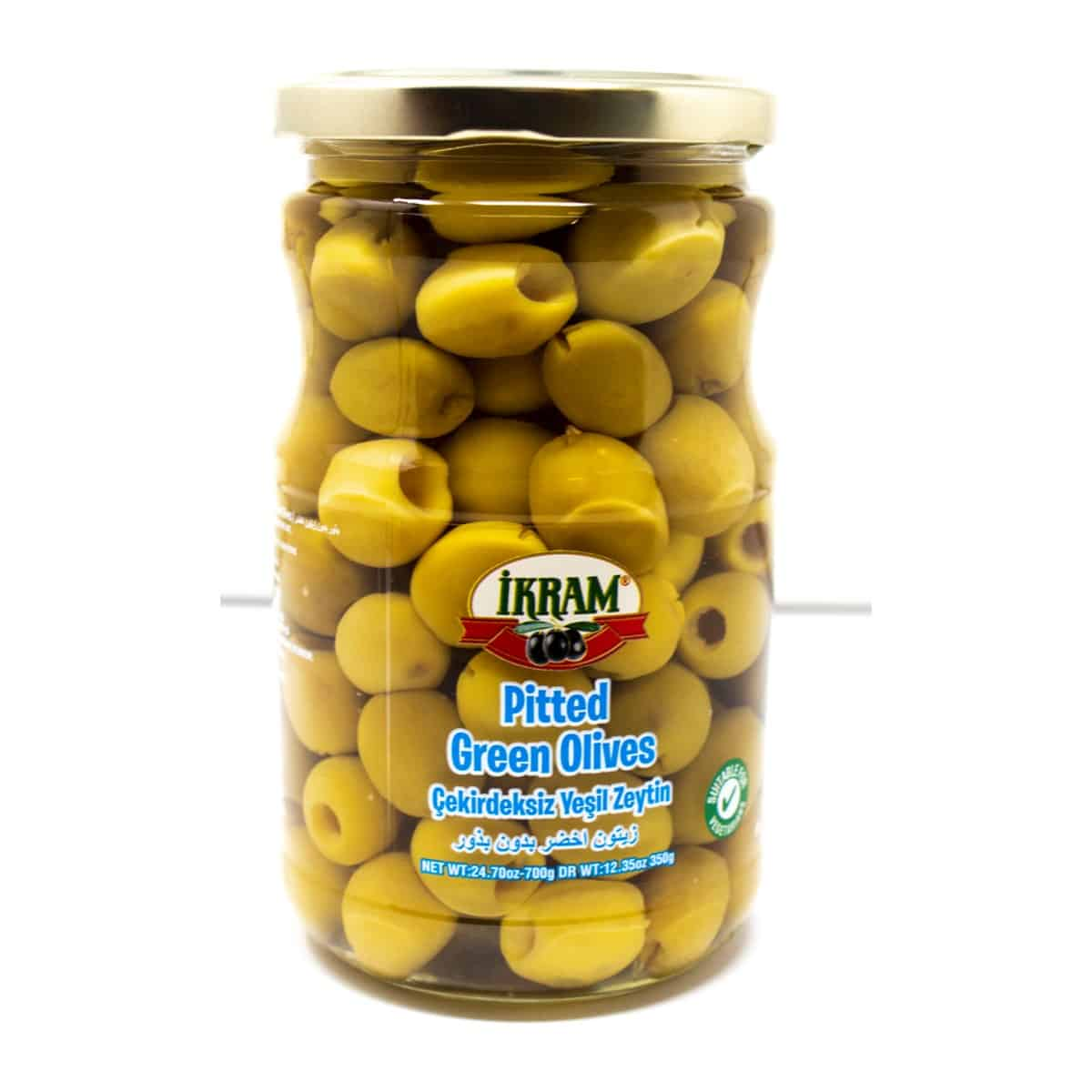 OLIVES GREEN PITTED
