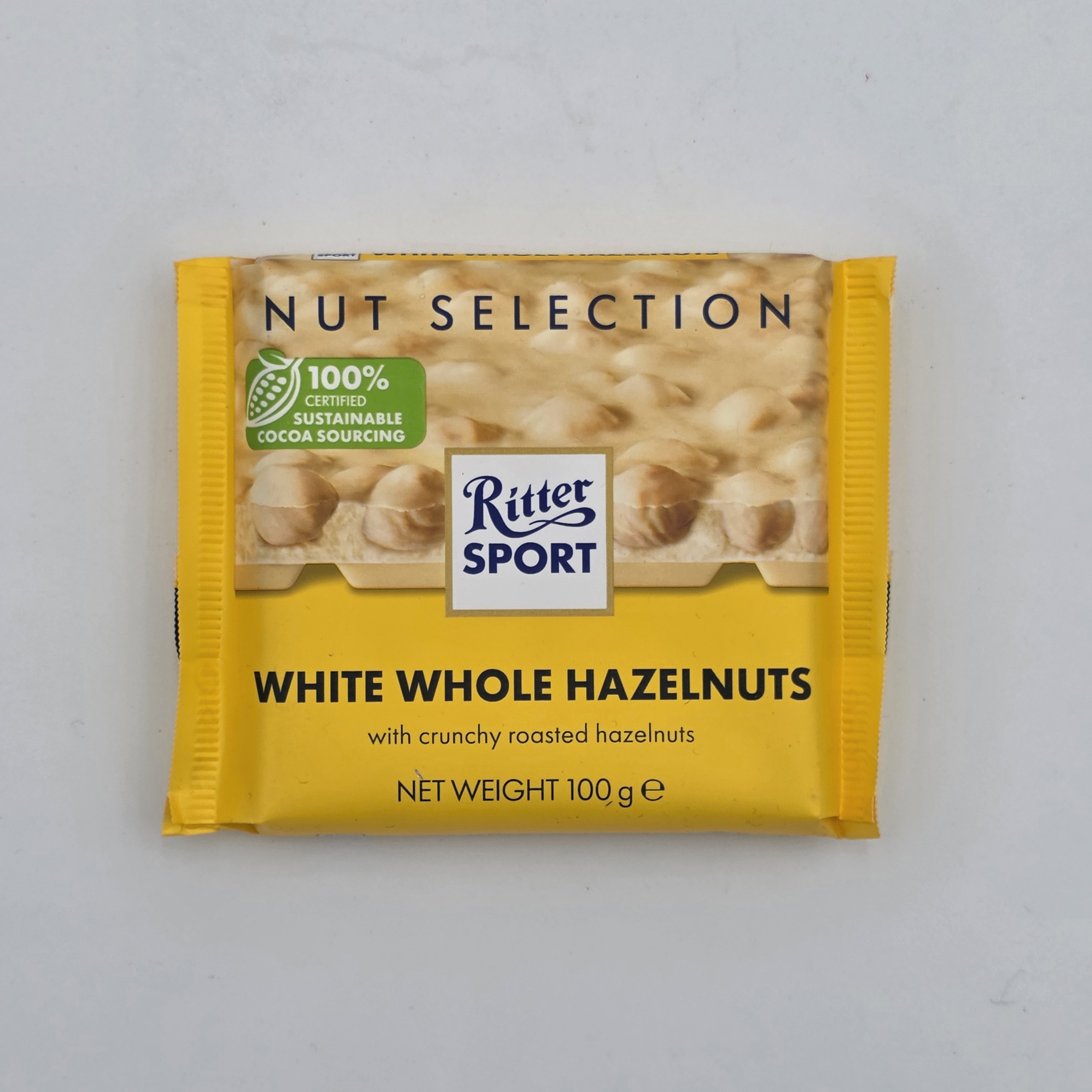 CHOCOLATE BAR WHITE WHOLE HAZELNUTS