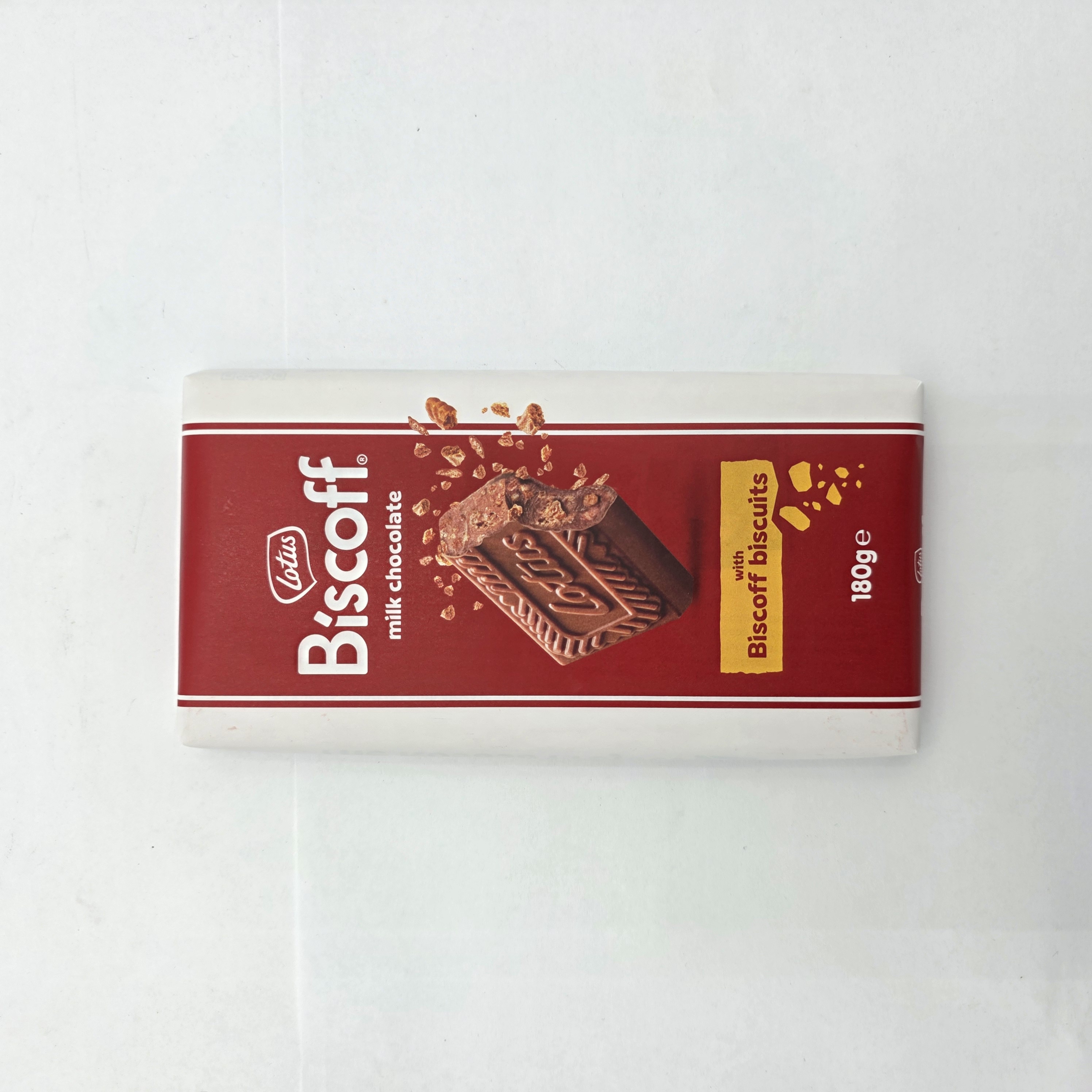 MILK CHOCOLATE WITH BISCOFF BISCUIT