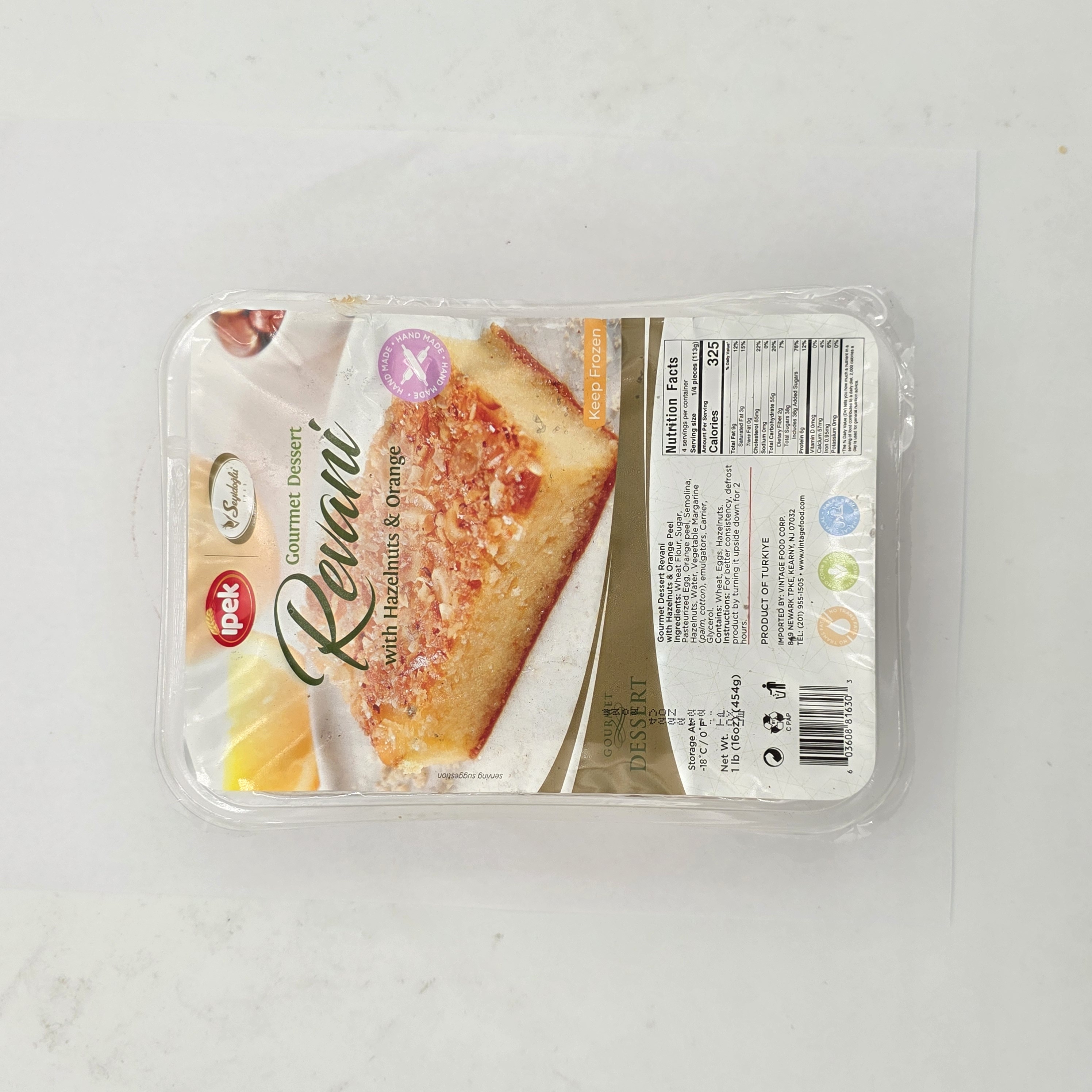 REVANI WITH HAZELNUT AND ORANGE