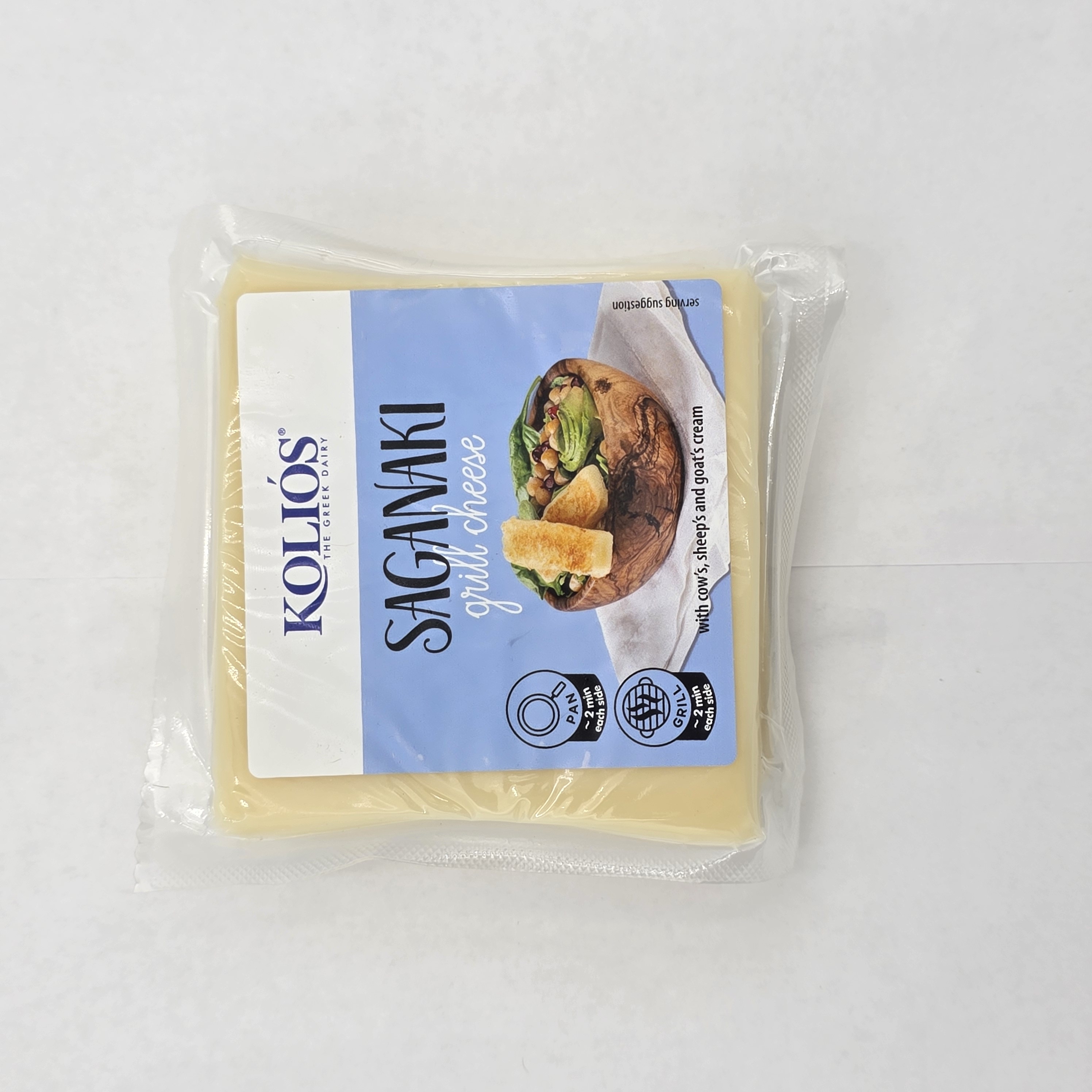 CHEESE SAGANAKI  COWS  SHEEP AND GOATS MILK