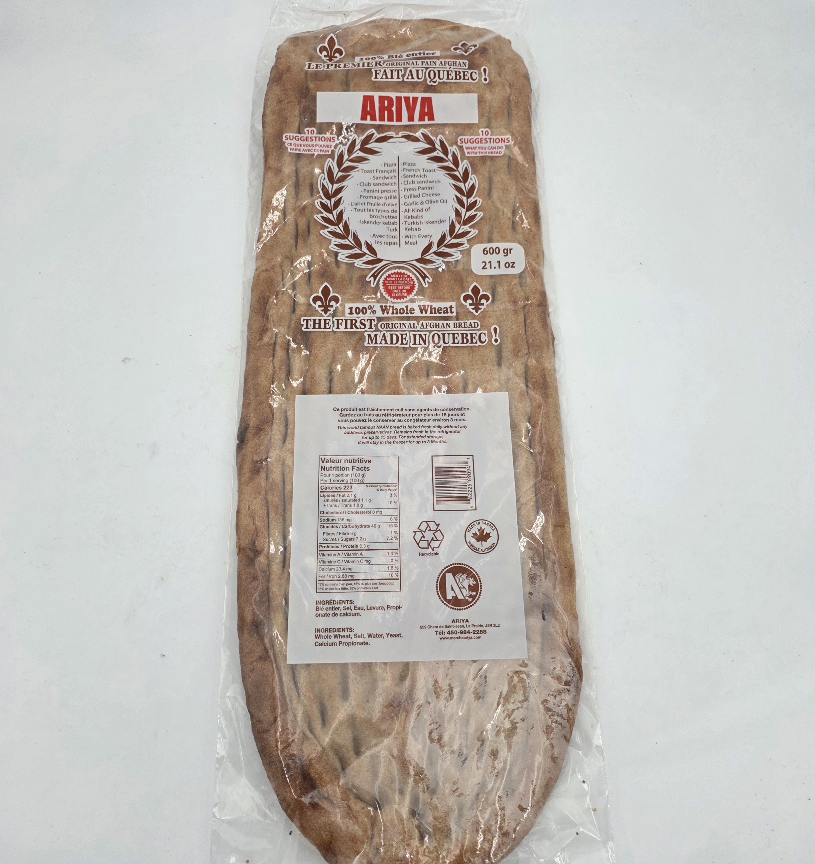 BREAD AFGHANIAN WHEAT
