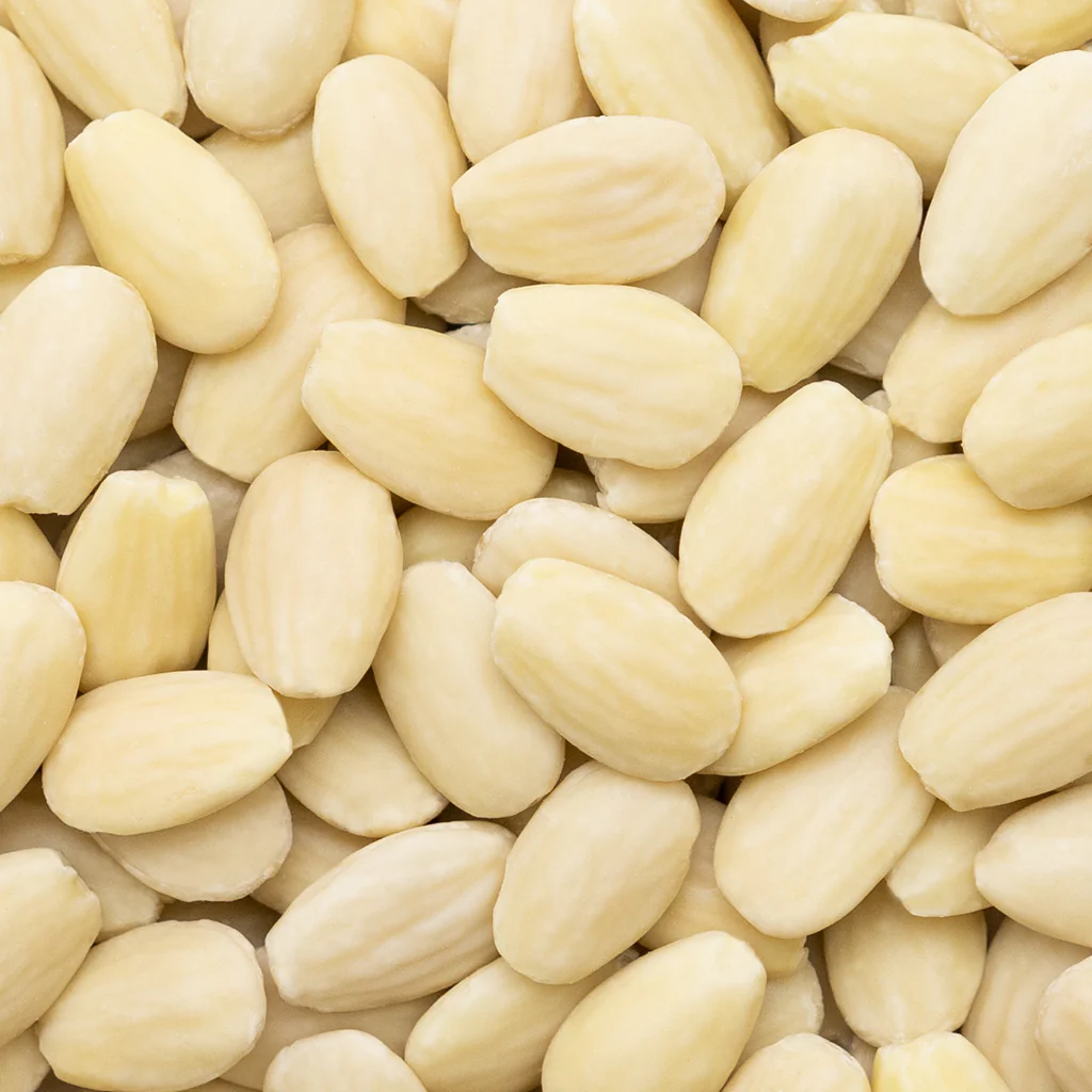 ALMONDS RAW BLANCHED WHOLE CASE 6268