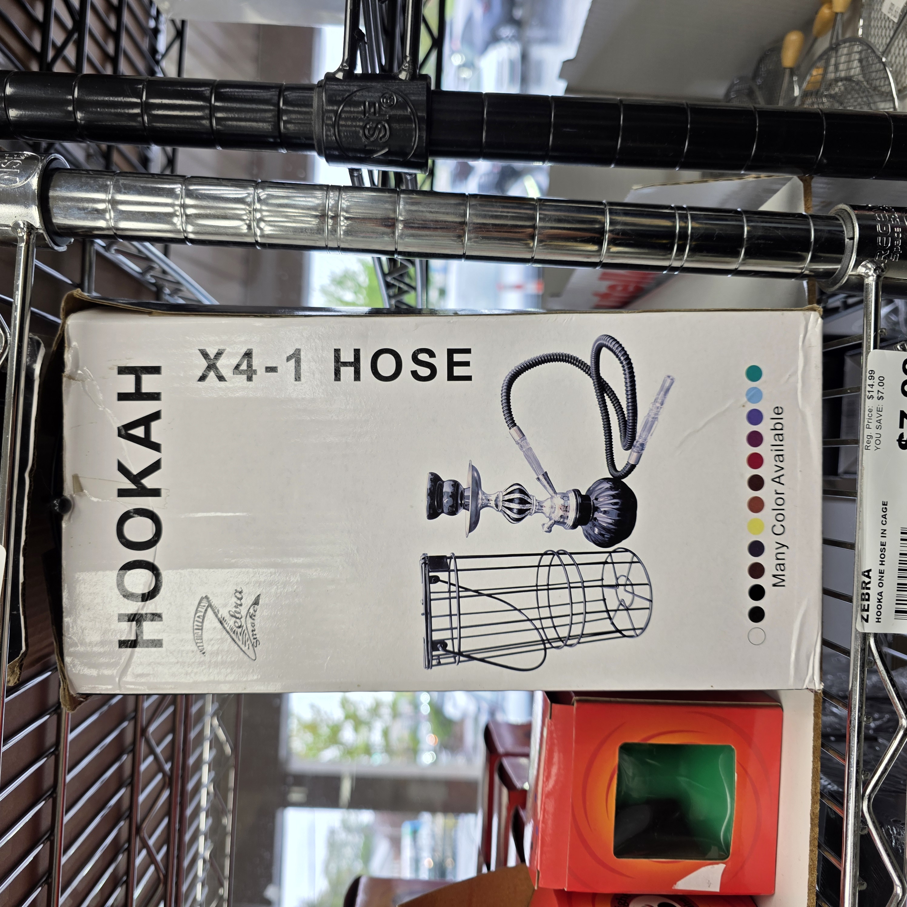 HOOKA ONE HOSE IN CAGE