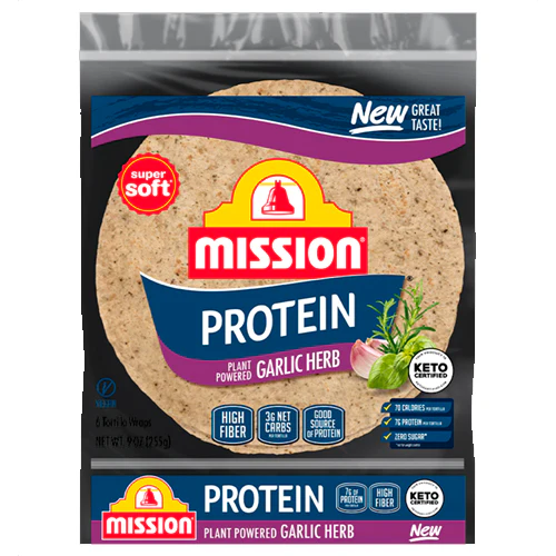PROTEIN GARLIC HERB TORTILLA