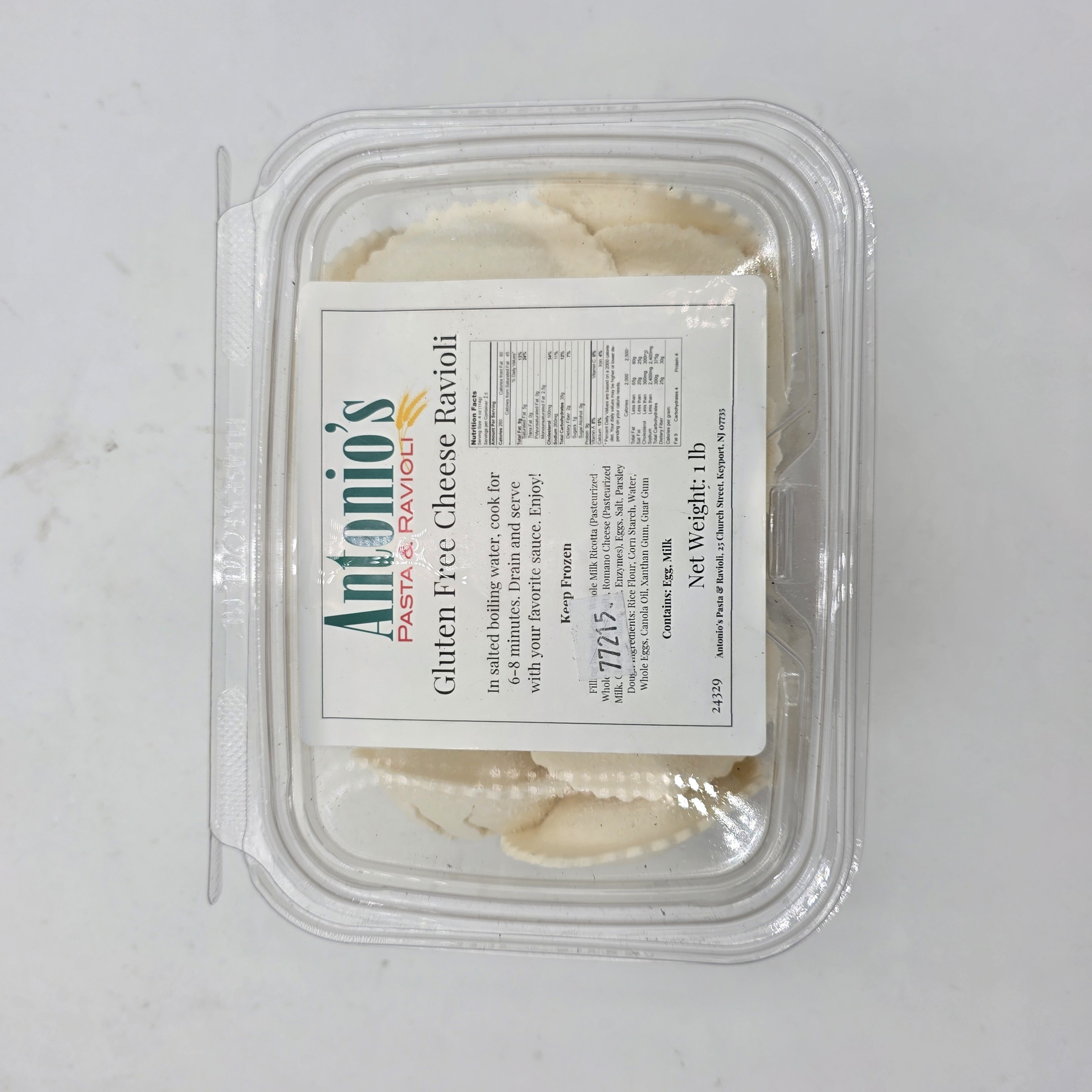 PASTA RAVIOLI FILLED CHEESE