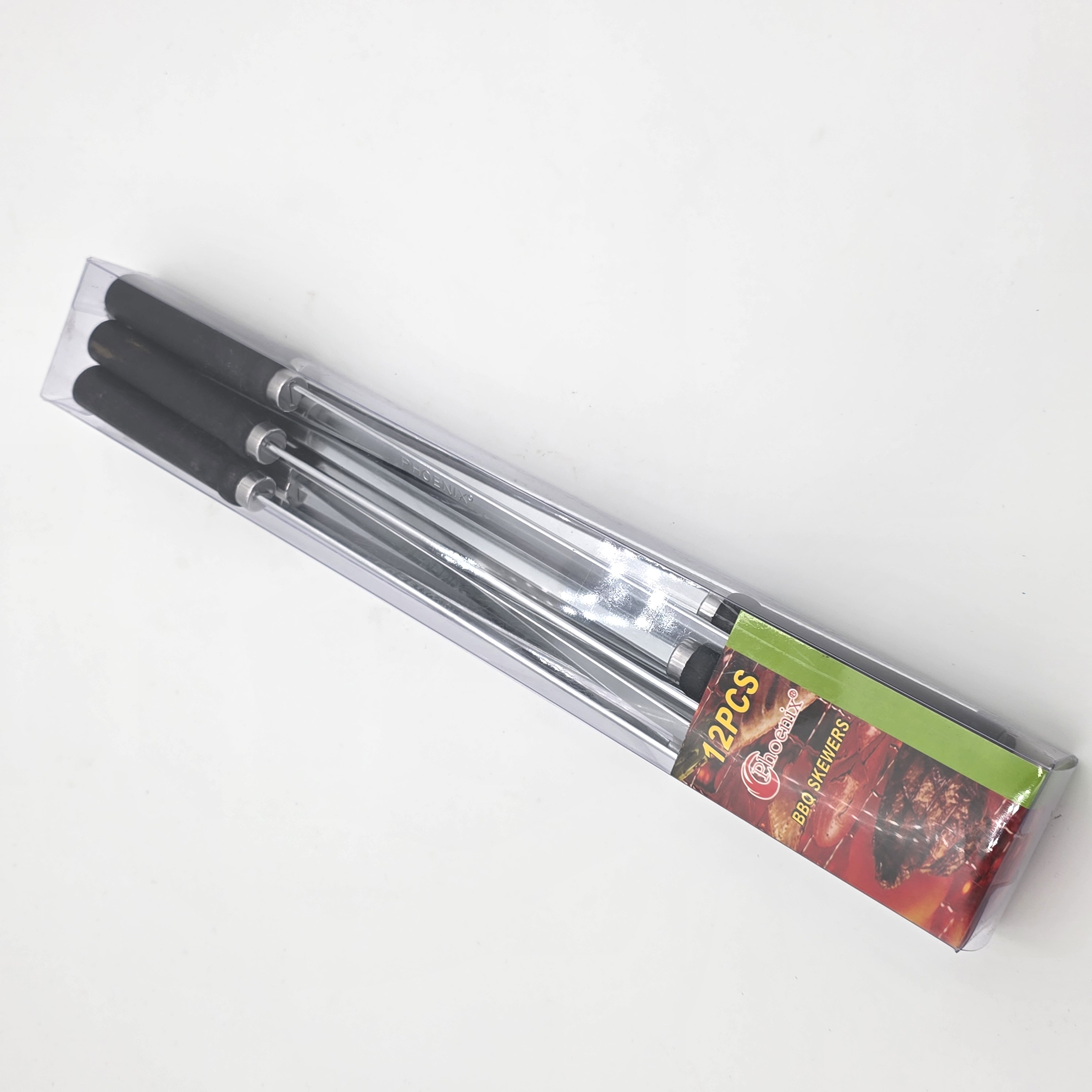 SKEWERS WOOD HANDLE FLAT FOR KAFTA DOZEN