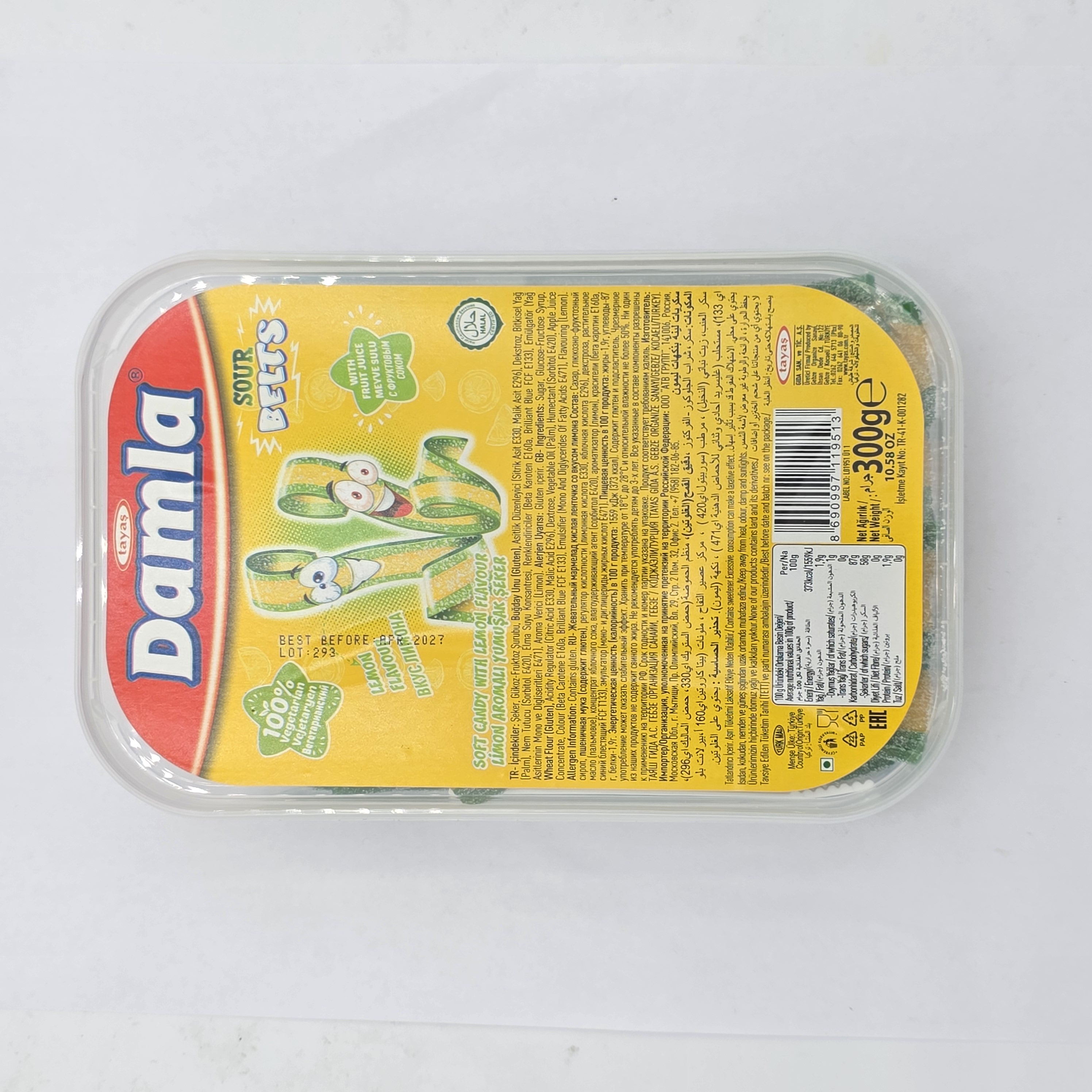 CANDY SOUR BELT LEMON
