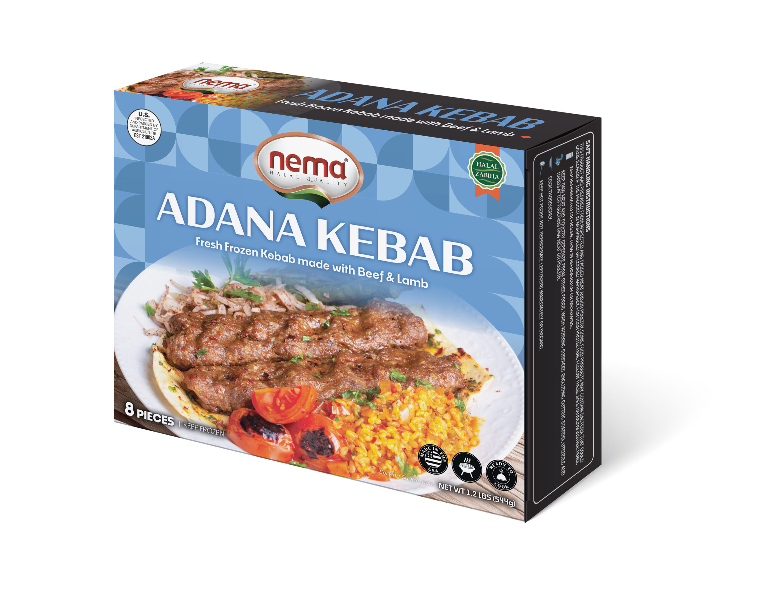 ADANA KABAB WITH BEEF ANA LAMB